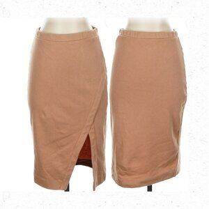 Express Fleece Pencil Skirt with Slit Size Small